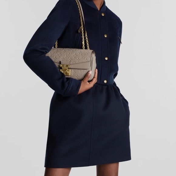 Marceau✨Louis Vuitton flap bag chain bag turtle dove Empreinte bag LV crossbody - Picture 2 of 13